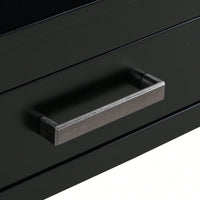 Modern 3-Drawer Console Table With Shelf For Entryway Hallway Living Room Foyer And Corridor