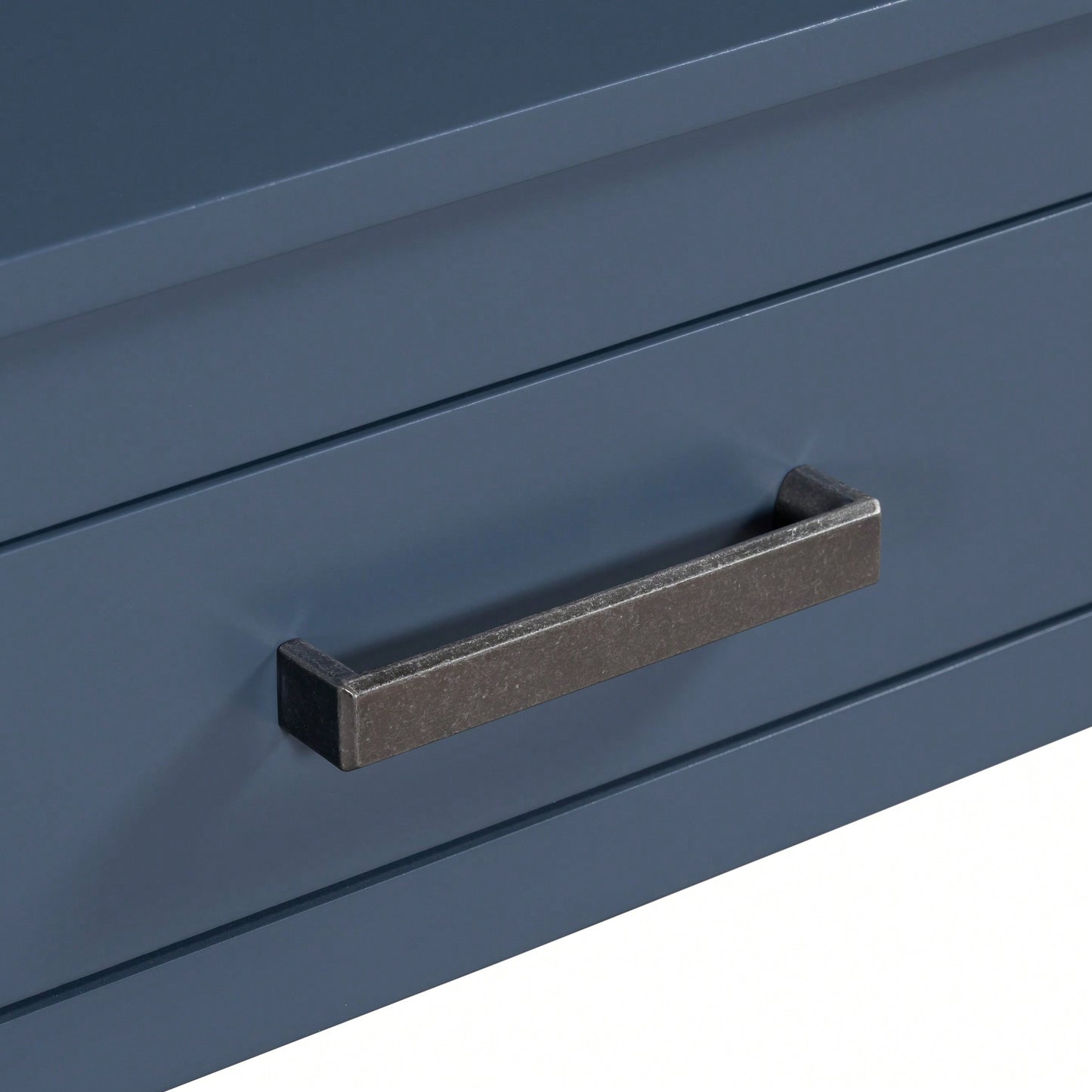 Modern 3-Drawer Console Table With Shelf For Entryway Hallway Living Room Foyer And Corridor