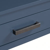 Modern 3-Drawer Console Table With Shelf For Entryway Hallway Living Room Foyer And Corridor