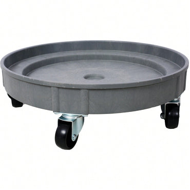 Set Of 2 Heavy Duty Plastic Drum Dolly For 30 And 55 Gallon Drums With 900 Lb Capacity And 5 Swivel Casters