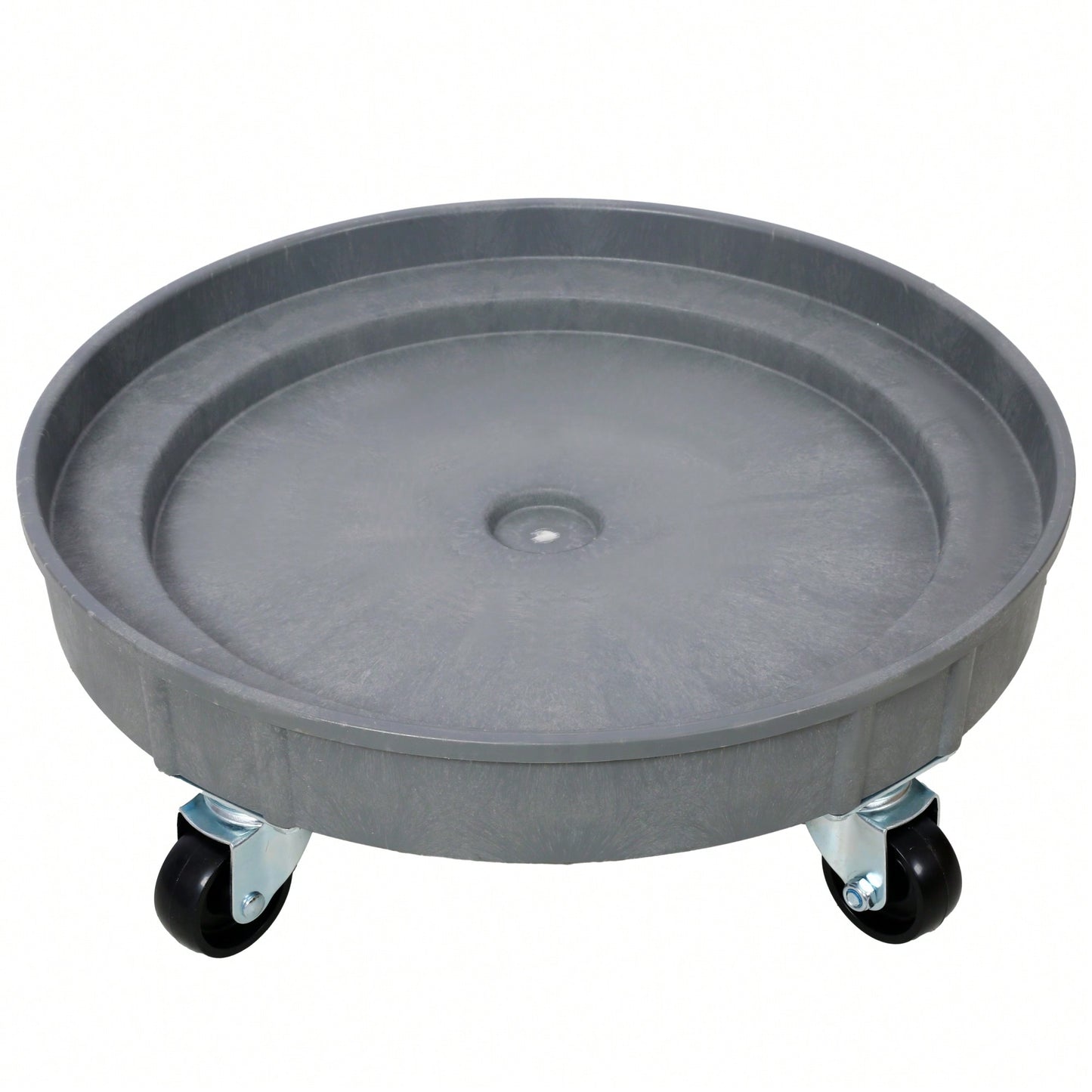 Set Of 2 Heavy Duty Plastic Drum Dolly For 30 And 55 Gallon Drums With 900 Lb Capacity And 5 Swivel Casters