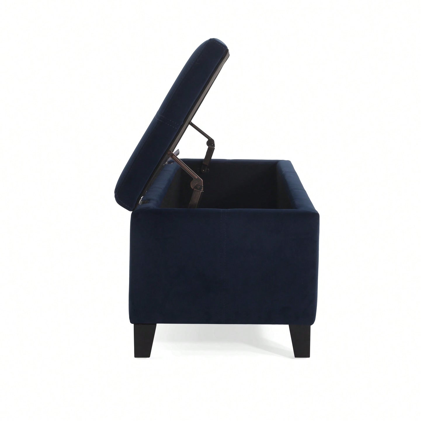 Versatile Storage Ottoman With Soft Upholstery And Stylish Design For Home Décor