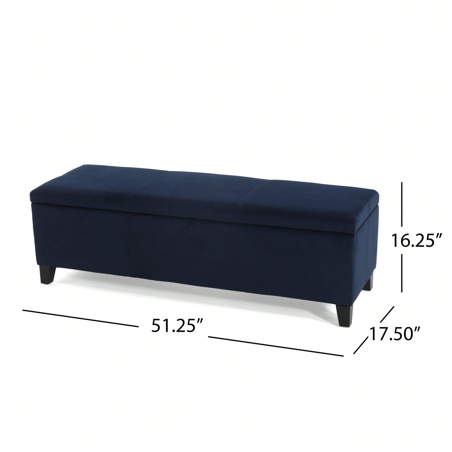 Versatile Storage Ottoman With Soft Upholstery And Stylish Design For Home Décor