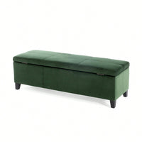 Versatile Storage Ottoman With Soft Upholstery And Stylish Design For Home Décor