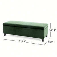 Versatile Storage Ottoman With Soft Upholstery And Stylish Design For Home Décor