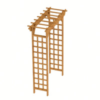 Wooden Wedding Arbor And Garden Trellis For Climbing Plants, Perfect For Ceremonies And Christmas Decor