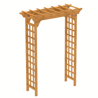 Wooden Wedding Arbor And Garden Trellis For Climbing Plants, Perfect For Ceremonies And Christmas Decor