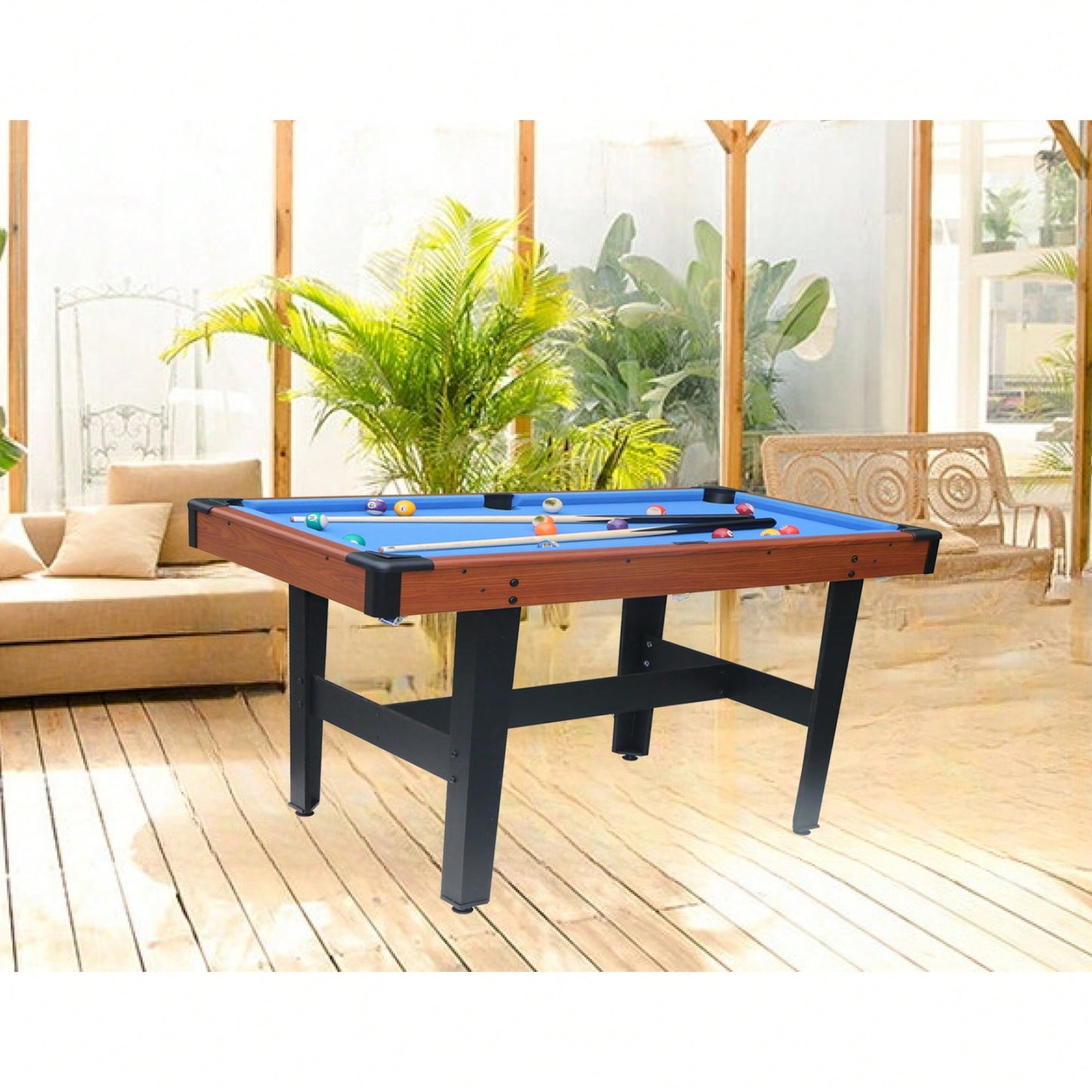 Versatile Multi-Game Table For Pool, Table Tennis, Air Hockey And More