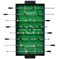 5-In-1 Multi-Game Table For Billiards, Air Hockey, Foosball, Ping Pong, And Basketball In Black And Blue