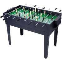 5-In-1 Multi-Game Table For Billiards, Air Hockey, Foosball, Ping Pong, And Basketball In Black And Blue