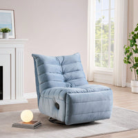 Modern Rotatable Lounge Chair With Side Pocket For Small Spaces - Upholstered Reading Chair For Leisure And Comfort