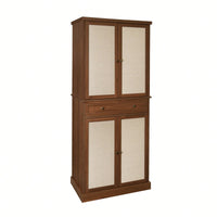 4 Door Storage Cabinet With 1 Drawer And 4 Adjustable Shelves For Organized Home Or Office Use