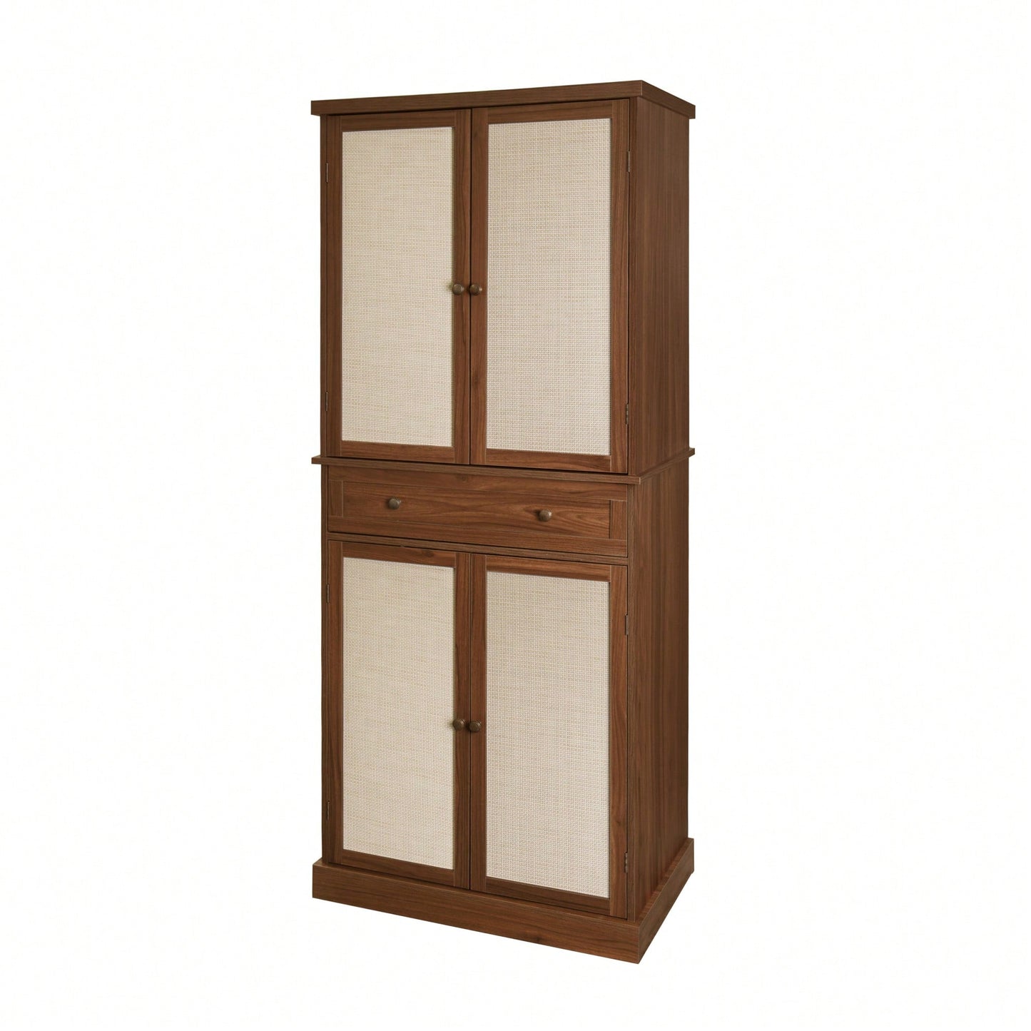 4 Door Storage Cabinet With 1 Drawer And 4 Adjustable Shelves For Organized Home Or Office Use