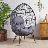 Elegant Teardrop Shaped Lounge Chair For Modern Home Decor