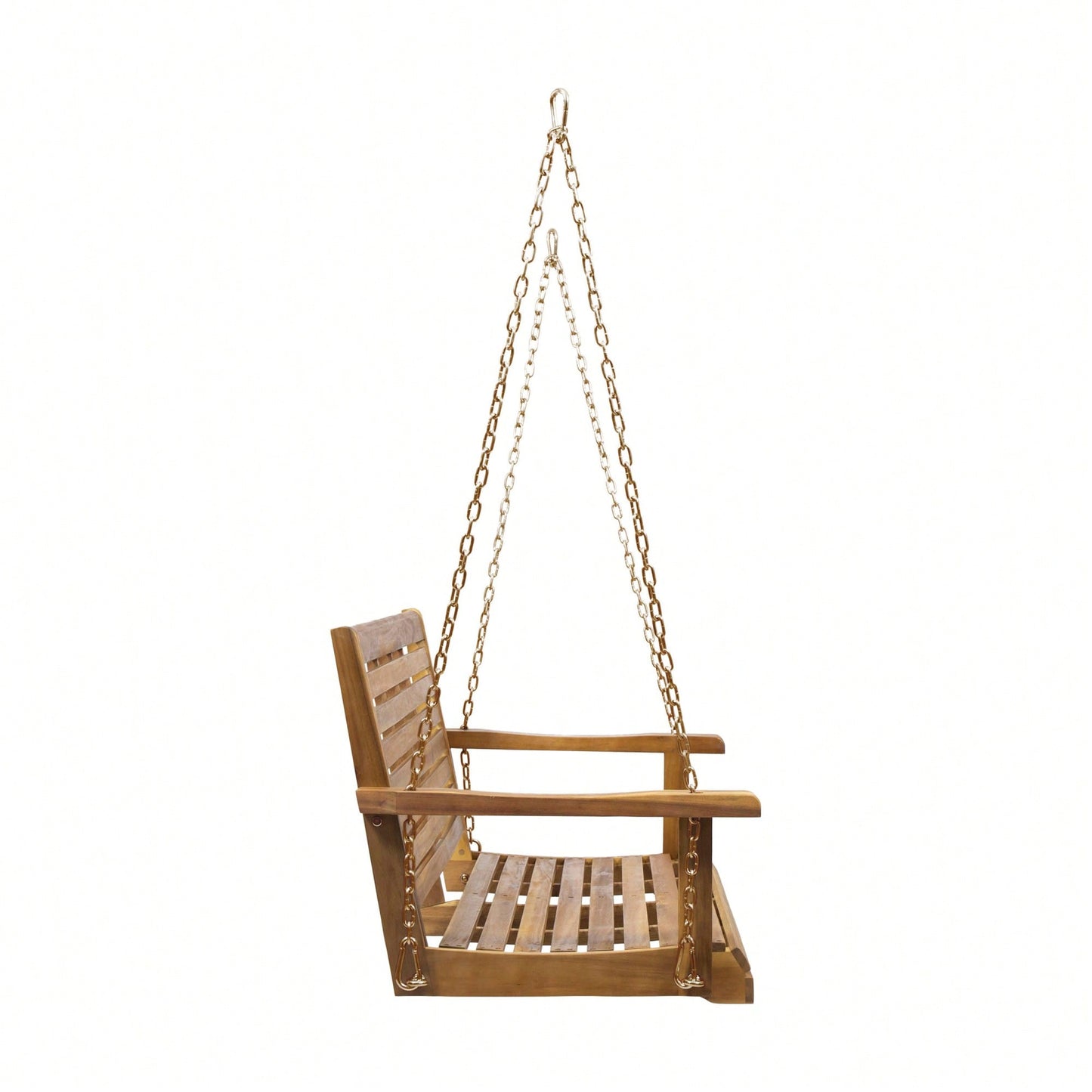 Elegant Outdoor Porch Swing With Comfortable Cushions And Durable Frame