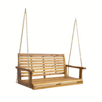 Elegant Outdoor Porch Swing With Comfortable Cushions And Durable Frame