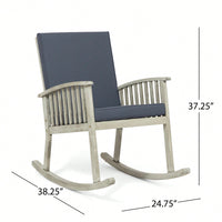 Comfortable Wooden Rocking Chair For Relaxation And Home Decor