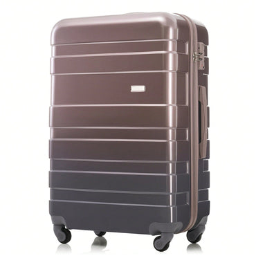 Lightweight Durable 3-Piece Hardshell Luggage Set With Spinner Wheels And TSA Lock 20'' 24'' 28'' Golden