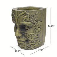 Elegant Outdoor Garden Urn Planter For Flowers And Plants - Classic Design For Patios And Landscapes