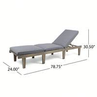 Elegant Outdoor Chaise Lounge With Cushions For Ultimate Relaxation