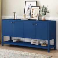 Stylish Functional Entryway Console Table With Spacious Storage Ideal For Study Entrance And Living Room Use