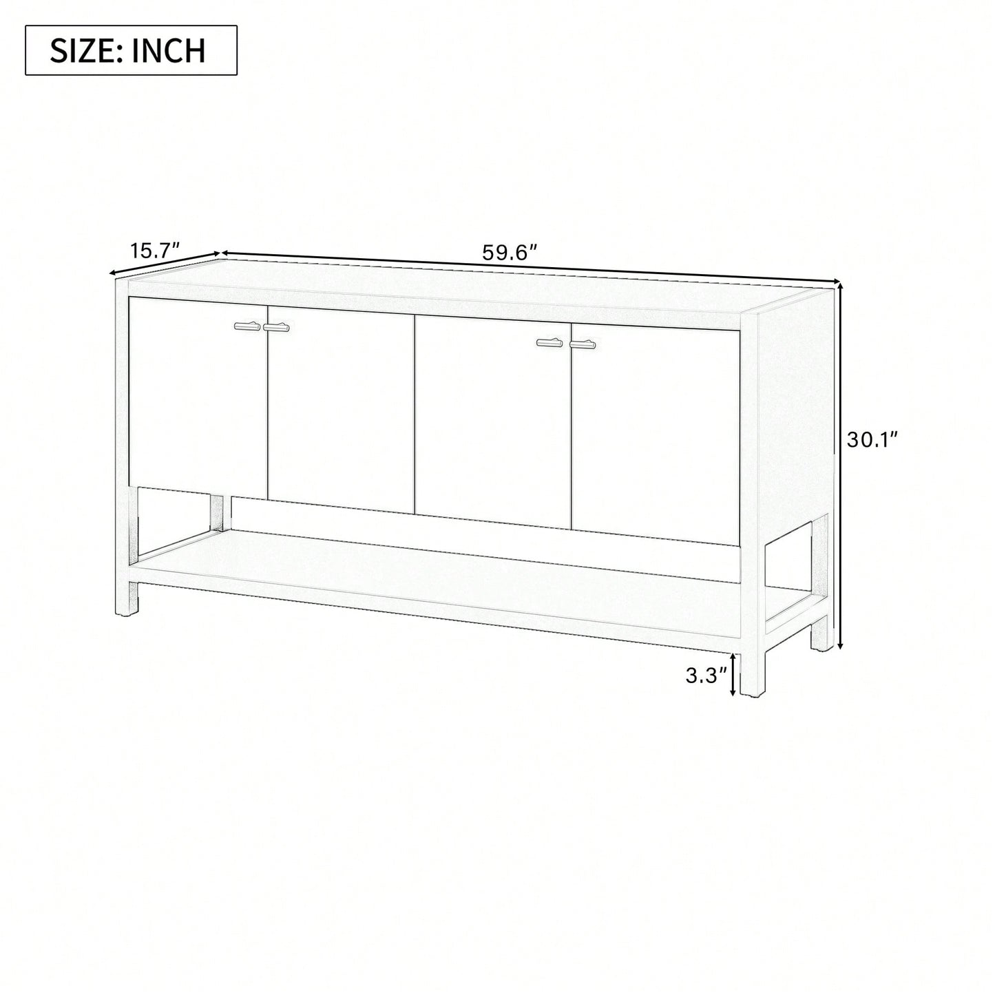 Stylish Functional Entryway Console Table With Spacious Storage Ideal For Study Entrance And Living Room Use