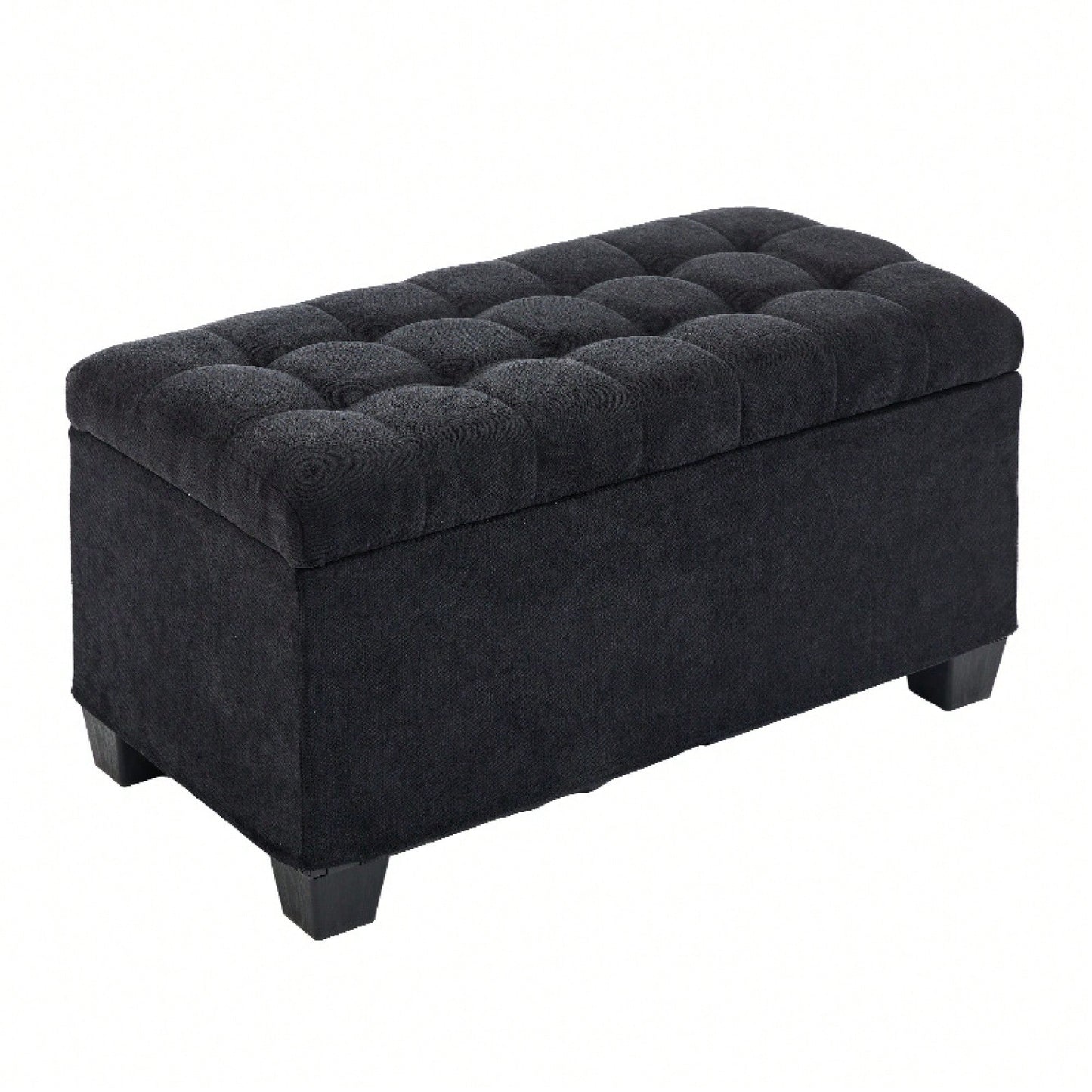 Versatile Storage Ottoman Bench With Legs For Living Room Bedroom Entryway 660 Lb Capacity 16 X 30 X 16.1 Inches