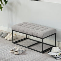 Versatile Storage Ottoman Bench With Legs For Living Room Bedroom Entryway 660 Lb Capacity 16 X 30 X 16.1 Inches