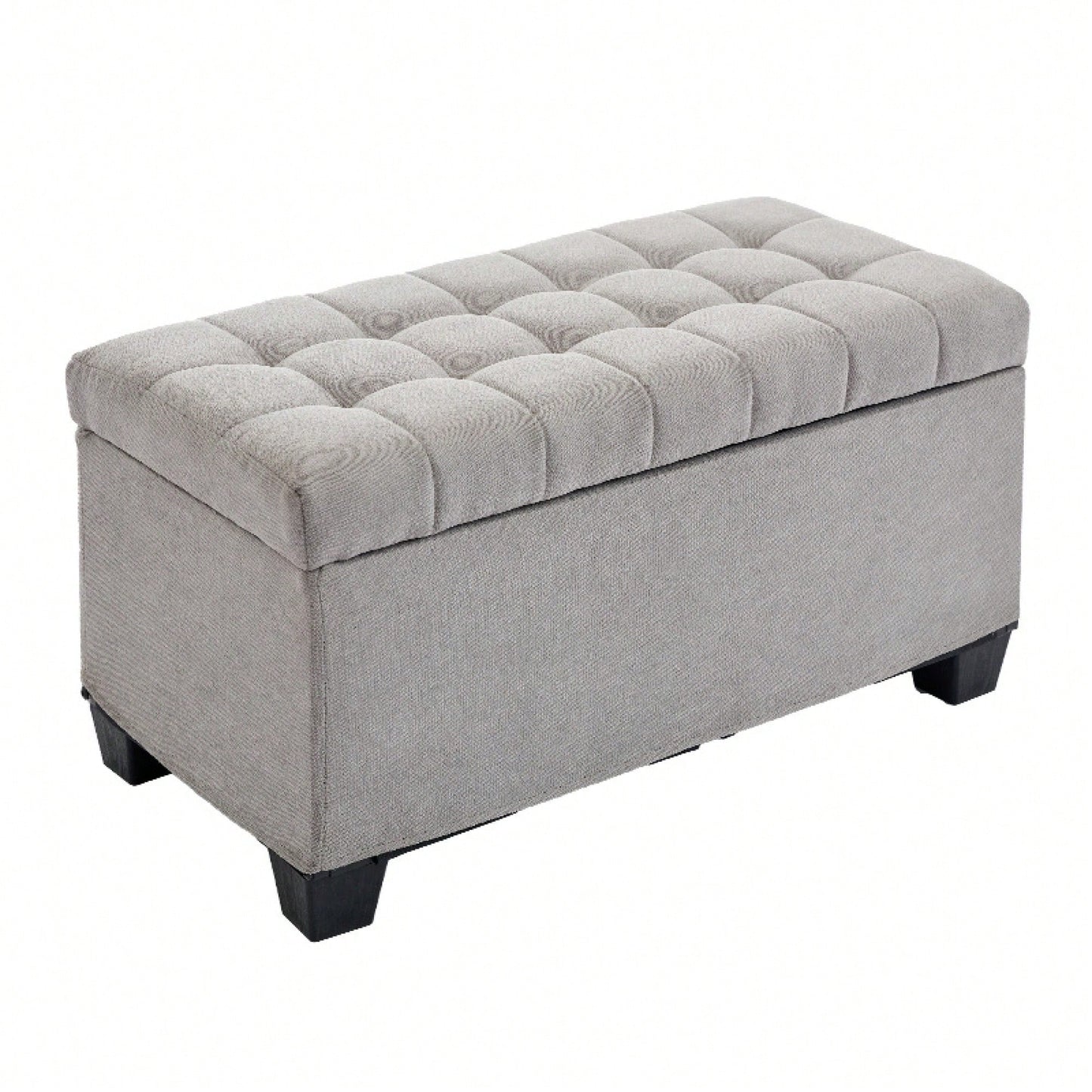 Versatile Storage Ottoman Bench With Legs For Living Room Bedroom Entryway 660 Lb Capacity 16 X 30 X 16.1 Inches