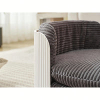 Scandinavian Style Elevated Cat Couch Bed With Removable Mattress Cover For Indoor Cats And Small Pets In White And Grey