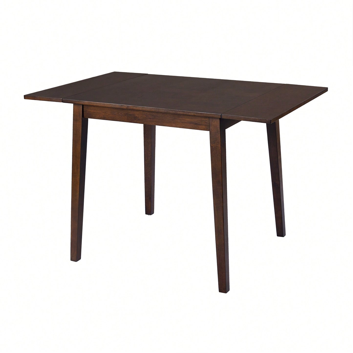 Extendable 29 To 45 Inch Dining Table For 4 With Rubberwood Legs Space-Saving Folding Kitchen Table For Small Spaces Living,Dining Room