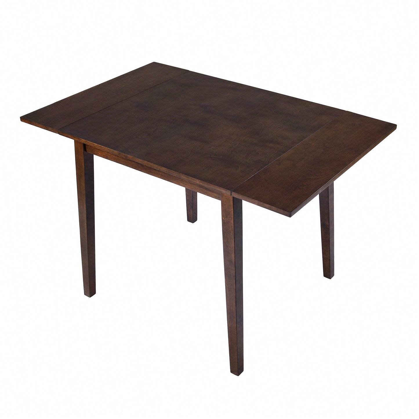 Extendable 29 To 45 Inch Dining Table For 4 With Rubberwood Legs Space-Saving Folding Kitchen Table For Small Spaces Living,Dining Room