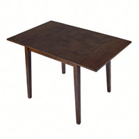 Extendable 29 To 45 Inch Dining Table For 4 With Rubberwood Legs Space-Saving Folding Kitchen Table For Small Spaces Living,Dining Room
