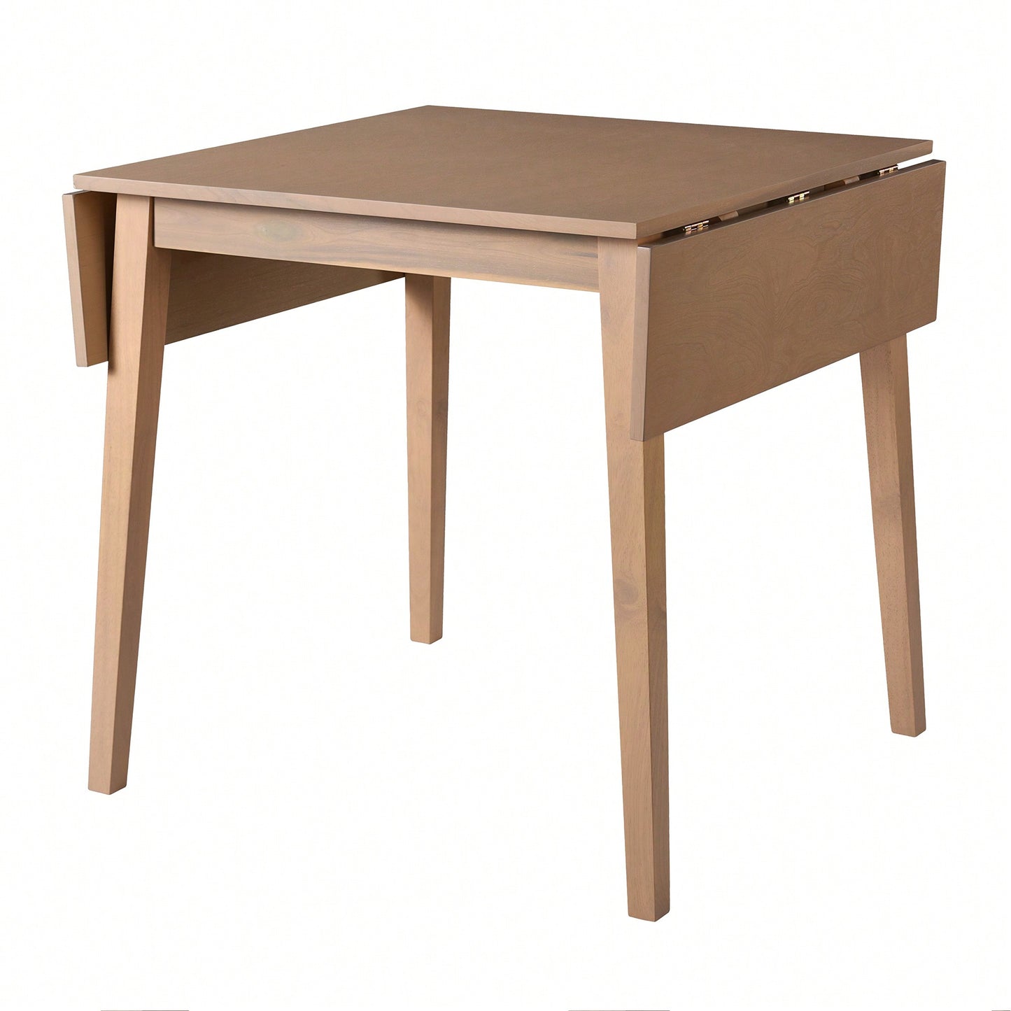 Extendable 29 To 45 Inch Dining Table For 4 With Rubberwood Legs Space-Saving Folding Kitchen Table For Small Spaces Living,Dining Room