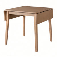 Extendable 29 To 45 Inch Dining Table For 4 With Rubberwood Legs Space-Saving Folding Kitchen Table For Small Spaces Living,Dining Room