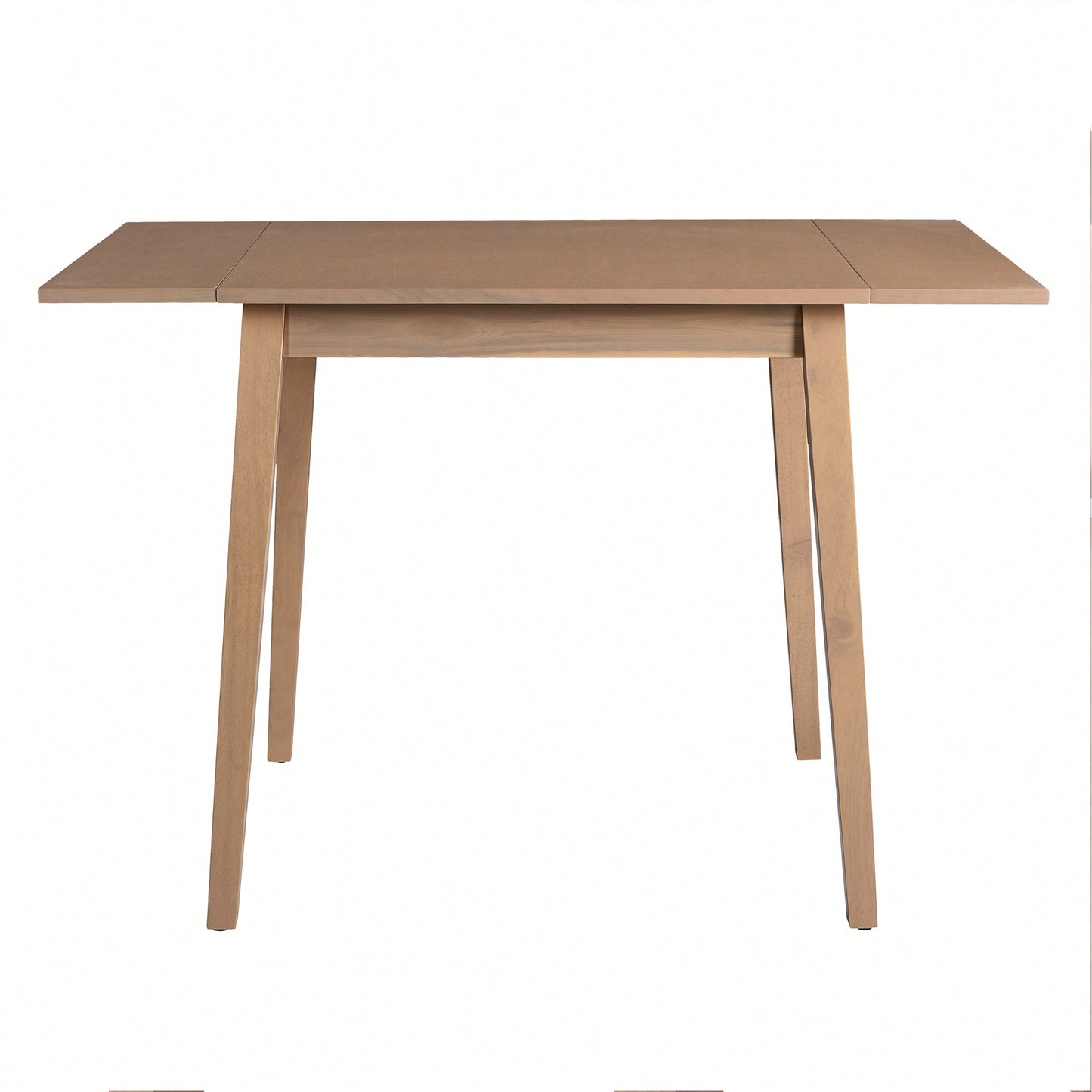 Extendable 29 To 45 Inch Dining Table For 4 With Rubberwood Legs Space-Saving Folding Kitchen Table For Small Spaces Living,Dining Room