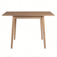 Extendable 29 To 45 Inch Dining Table For 4 With Rubberwood Legs Space-Saving Folding Kitchen Table For Small Spaces Living,Dining Room