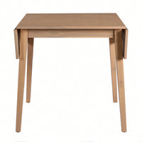 Extendable 29 To 45 Inch Dining Table For 4 With Rubberwood Legs Space-Saving Folding Kitchen Table For Small Spaces Living,Dining Room