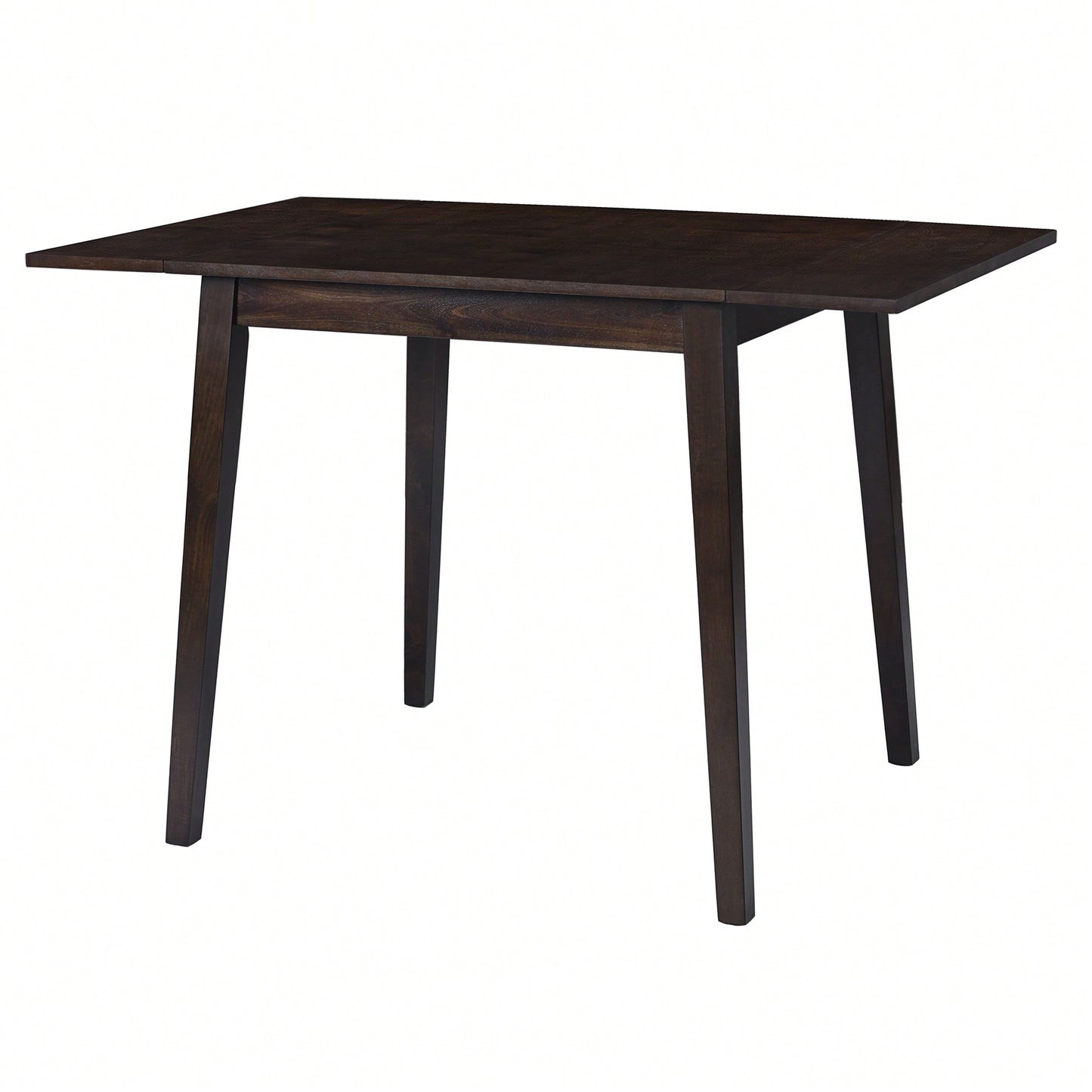Extendable 29 To 45 Inch Dining Table For 4 With Rubberwood Legs Space-Saving Folding Kitchen Table For Small Spaces Living,Dining Room