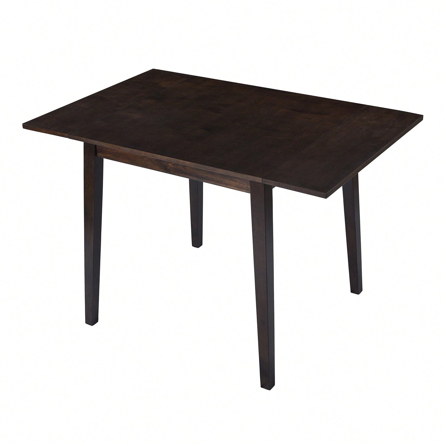 Extendable 29 To 45 Inch Dining Table For 4 With Rubberwood Legs Space-Saving Folding Kitchen Table For Small Spaces Living,Dining Room