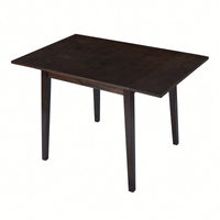 Extendable 29 To 45 Inch Dining Table For 4 With Rubberwood Legs Space-Saving Folding Kitchen Table For Small Spaces Living,Dining Room