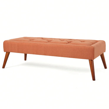 Elegant Tufted Top Ottoman For Stylish Home Decor And Versatile Seating