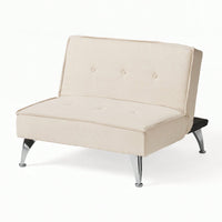 Elegant Upholstered Ottoman Chair With Stylish Design For Living Room And Bedroom Seating