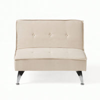 Elegant Upholstered Ottoman Chair With Stylish Design For Living Room And Bedroom Seating