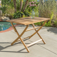 Versatile 43.5 Inch Foldable Table For Indoor And Outdoor Use