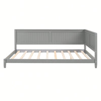 Full Size Wood Daybed And Sofa Bed For Versatile Living Spaces Grey