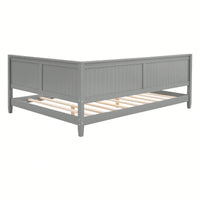 Full Size Wood Daybed And Sofa Bed For Versatile Living Spaces Grey