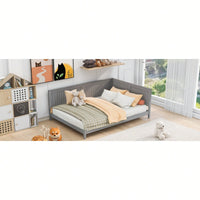 Full Size Wood Daybed And Sofa Bed For Versatile Living Spaces Grey