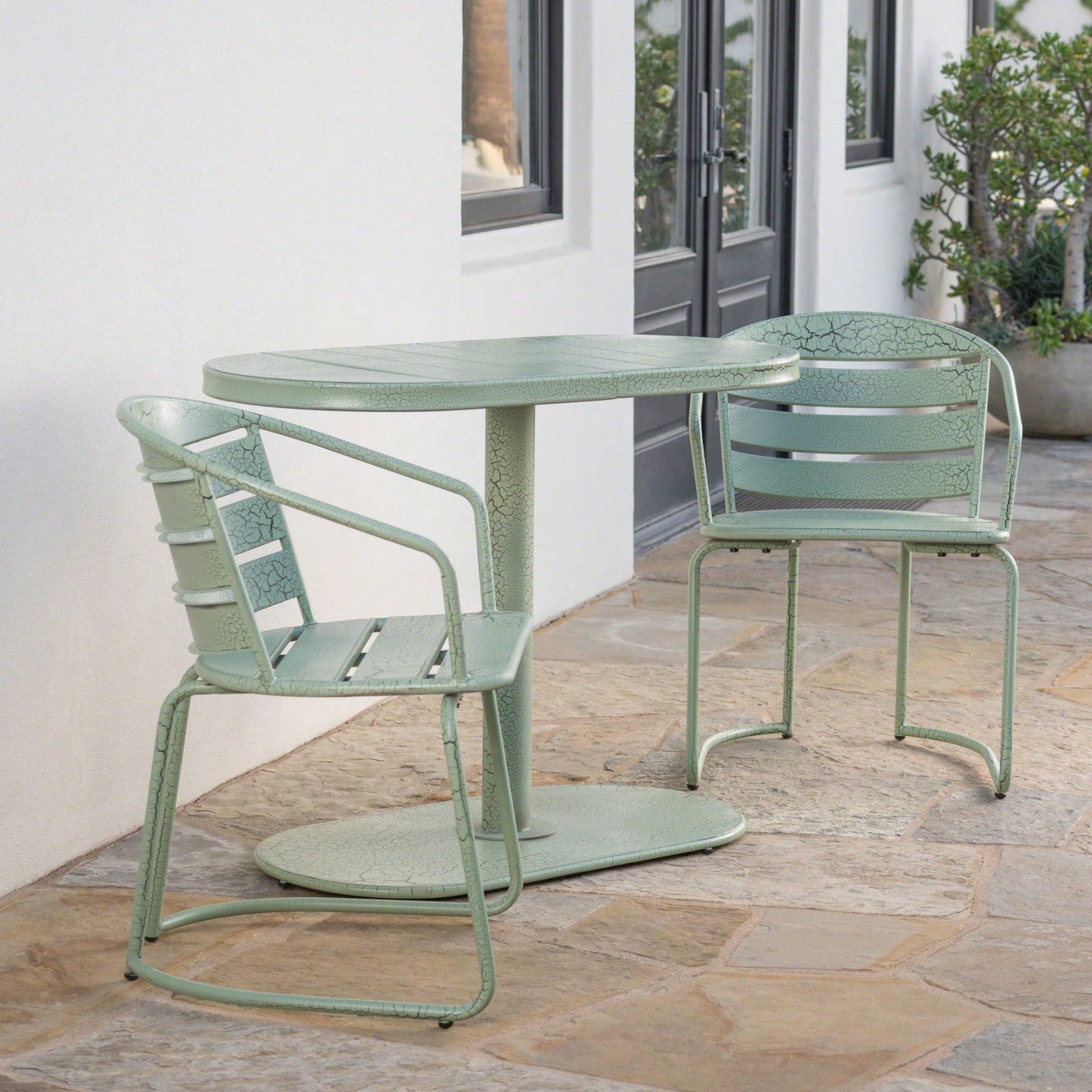 Elegant Outdoor Bistro Set For Patio Dining And Relaxation