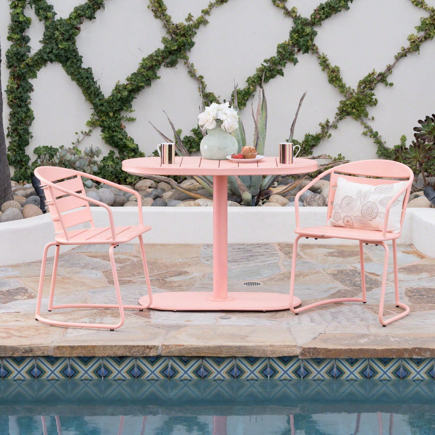 Elegant Outdoor Bistro Set For Patio Dining And Relaxation